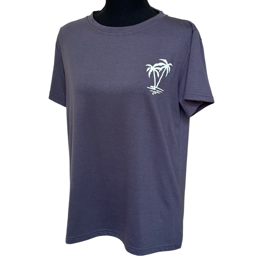 Palm Tree Gray T-Shirt